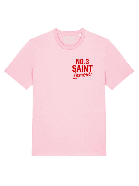 T-shirt NO.3 Saint Lamour Neon Red Velvet